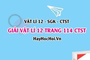 Giải Vật lí 12 trang 114 Chân trời sáng tạo SGK